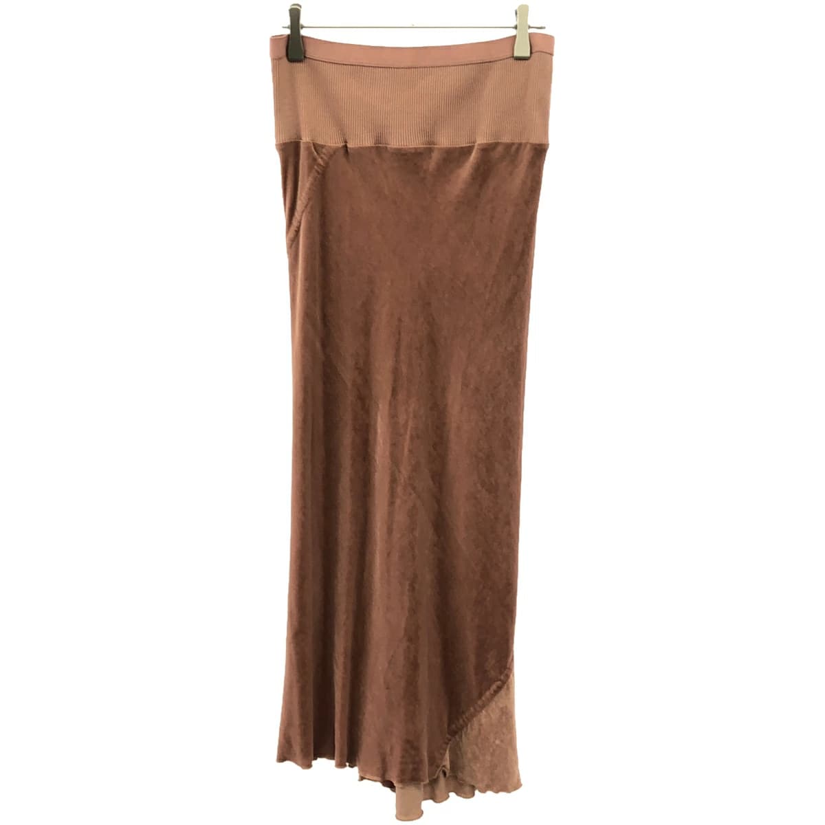 Rick Owens リックオウエンス 15AW ベルベットロングスカート RP15F1332-V