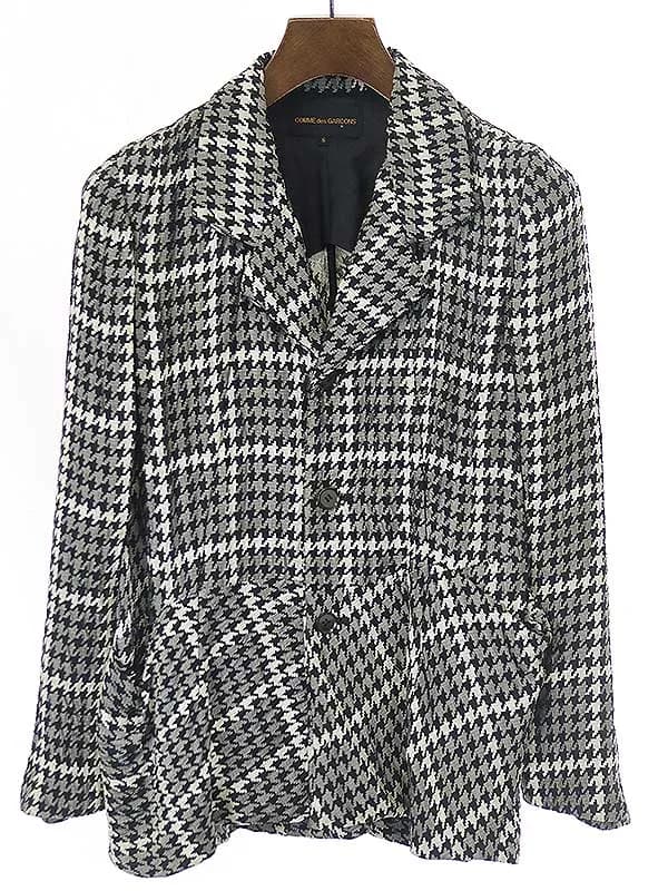 COMME des GARCONS コムデギャルソン 1997AW ハウンドトゥース ウール3Bジャケット