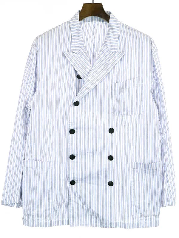 ANSNAM アンスナム 18SS Bonfanti社生地 ダブルブレストパジャマジャケット