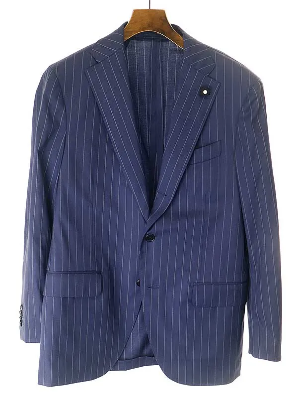 LARDINI ラルディーニ ノッチドラペル2Bウールセットアップスーツ
