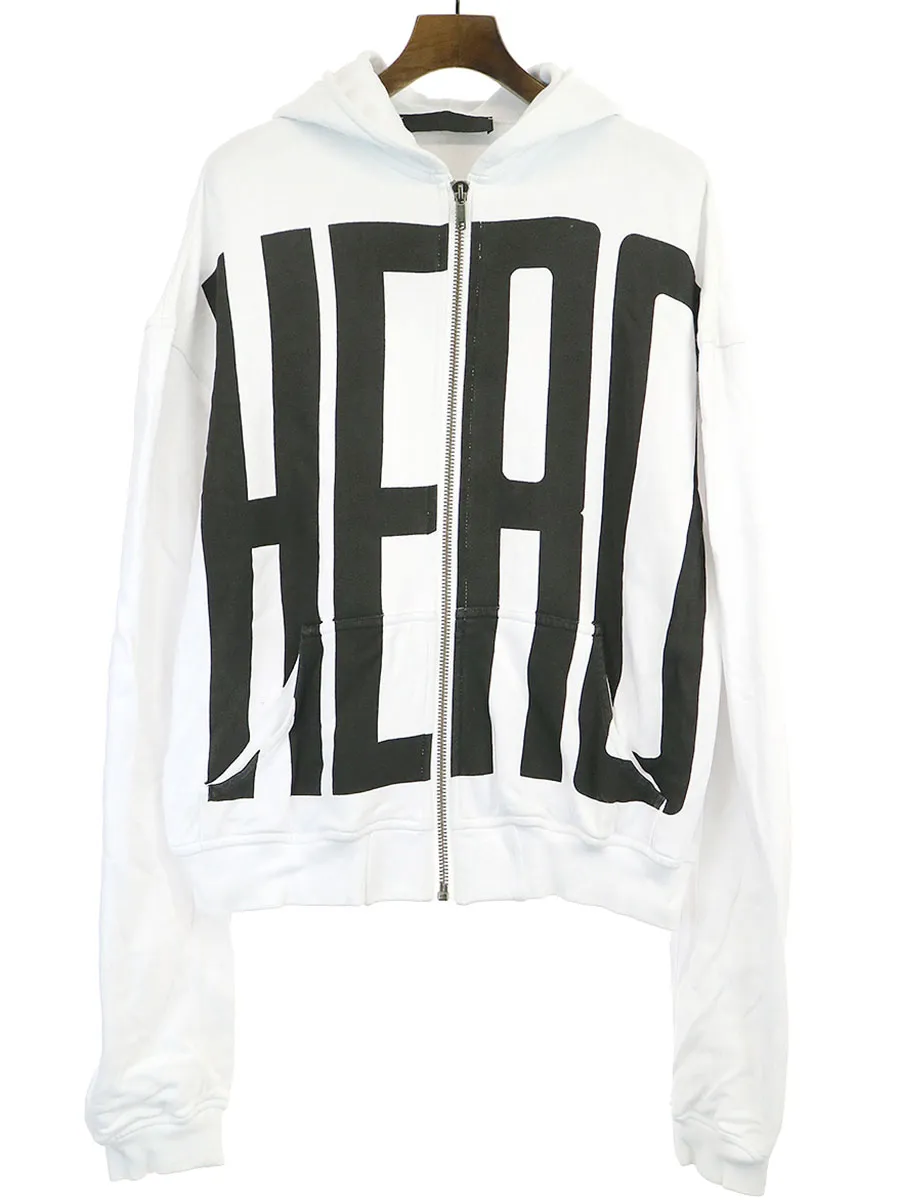 HAIDER ACKERMANN ハイダーアッカーマン フォー ロンハーマン 19AW 日本上陸10周年 HEROプリントジップアップパーカー