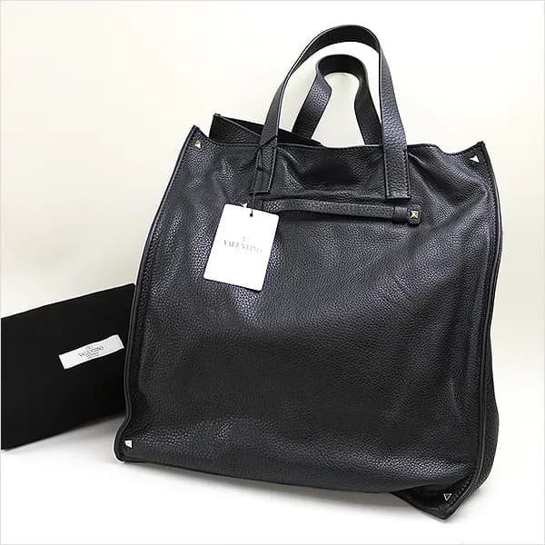 VALENTINO VALENTINO 15AW ロックスタッズレザートートバッグ