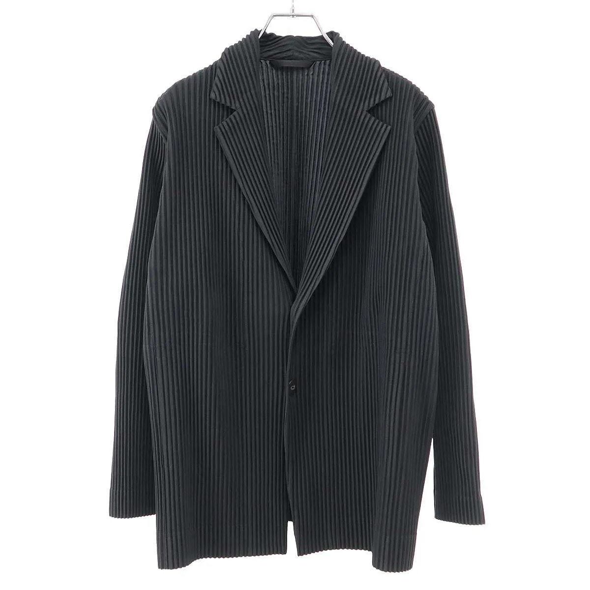 ISSEY MIYAKE オム プリッセ イッセイ ミヤケ BASICS プリーツテーラードジャケット HP55JD201