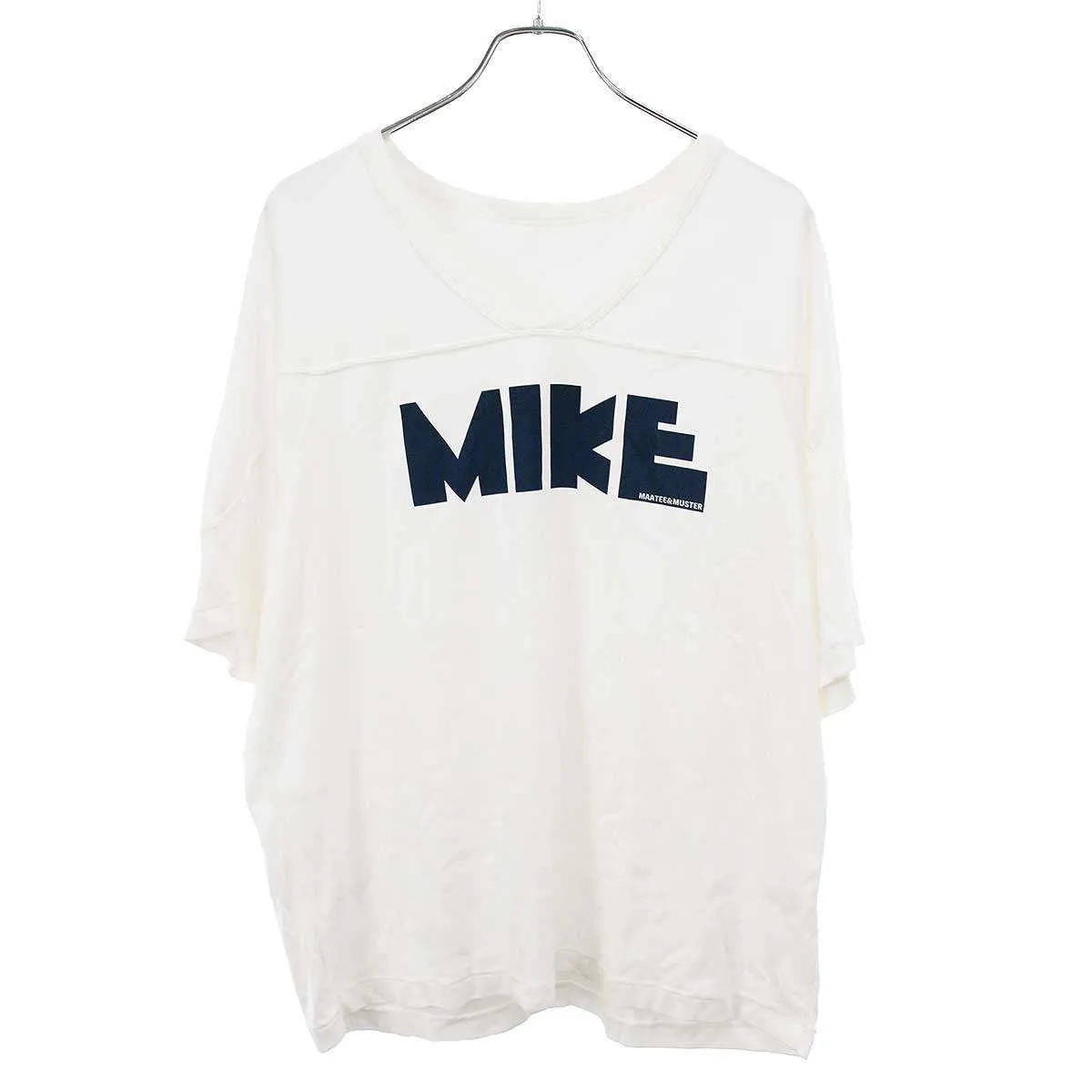 MAATEE&SONS マーティーアンドサンズ MusterWerk別注 MAATEE&MUSTER M”IKE VネックTシャツ MTMU5103-0808