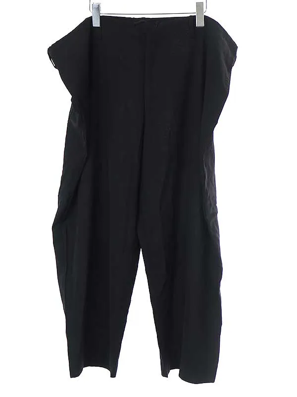 Yohji Yamamoto ヨウジヤマモトプールオム ウールナイロンイージー紐パンツ