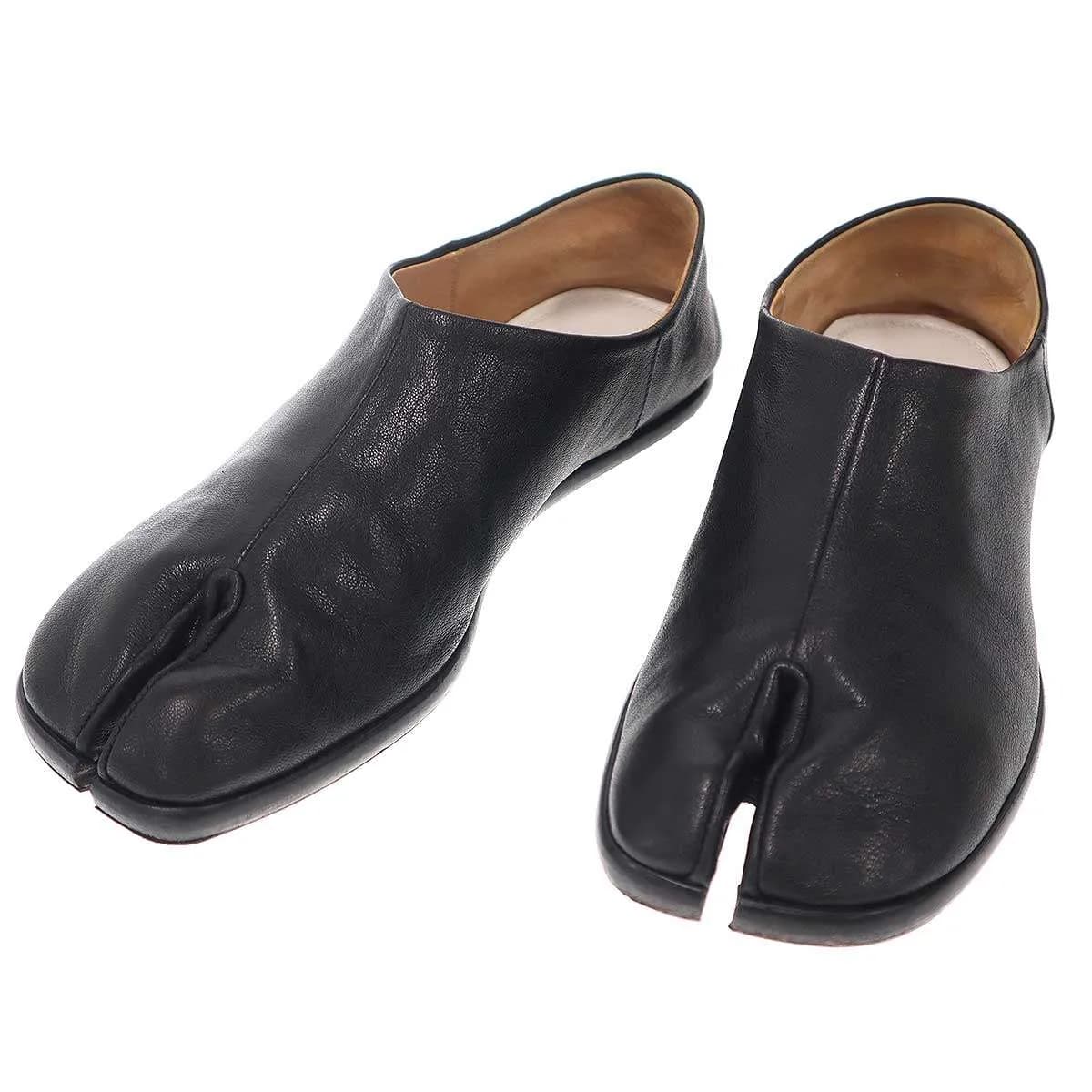 Maison Margiela メゾン マルジェラ TABI BABOUCHE タビバブーシュ レザースリッポンシューズ