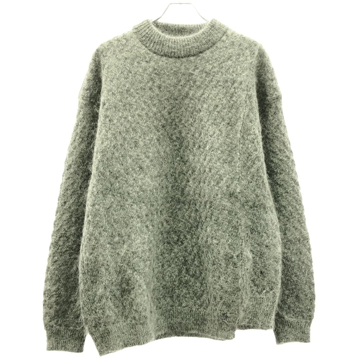UNUSED アンユーズド 22AW MOHAIR CREWNECK SWEATER モヘアクルーネックニットセーター