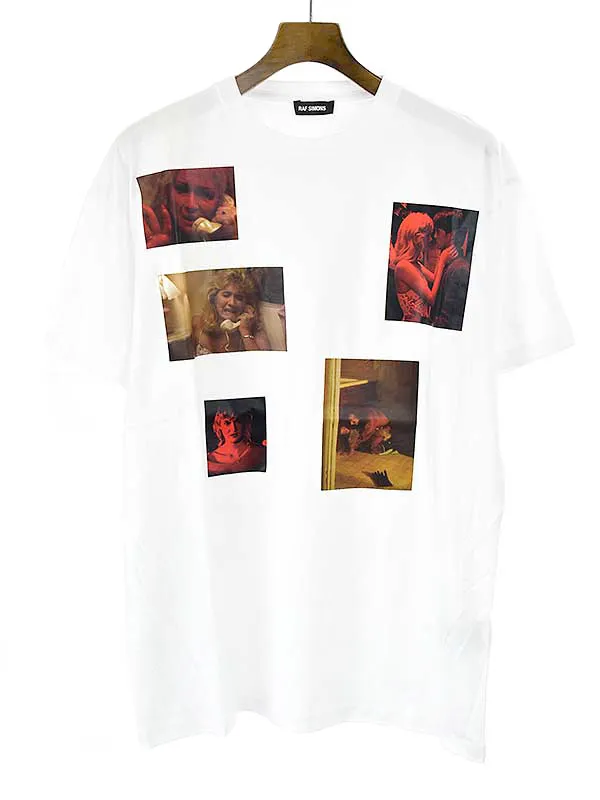 RAF SIMONS ラフシモンズ 19AW BLUE VELVET フォトパッチプリントTシャツ