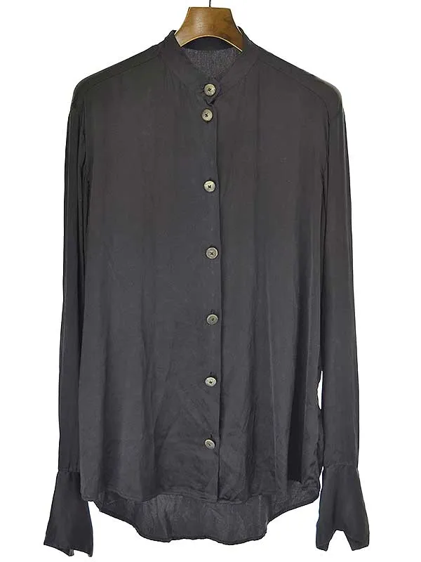 GEOFFREY B.SMALL ジェフリービースモール 20AW LIMITED EDITION DOWS12 シルクバンドカラーシャツ