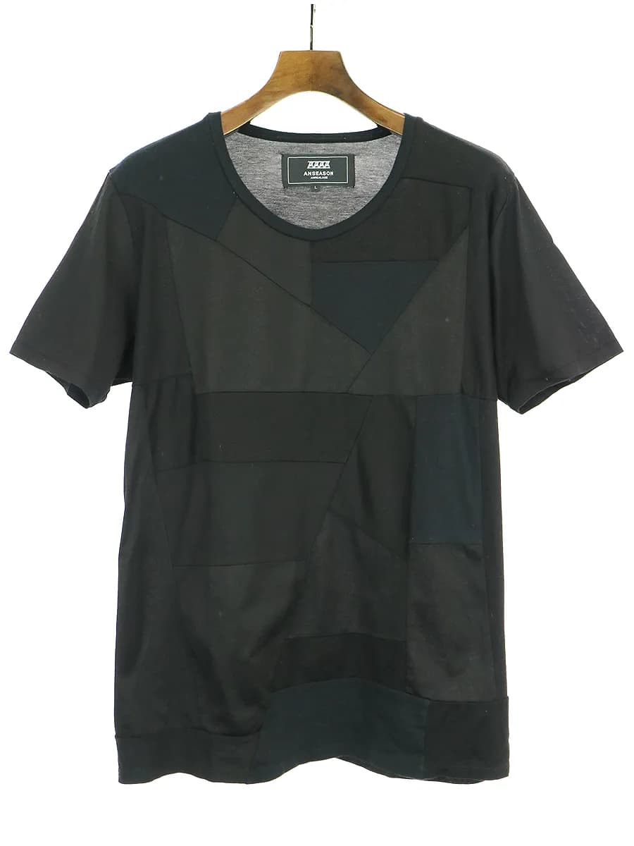 ANREALAGE アンシーズン アンリアレイジ パッチワークデザインTシャツ