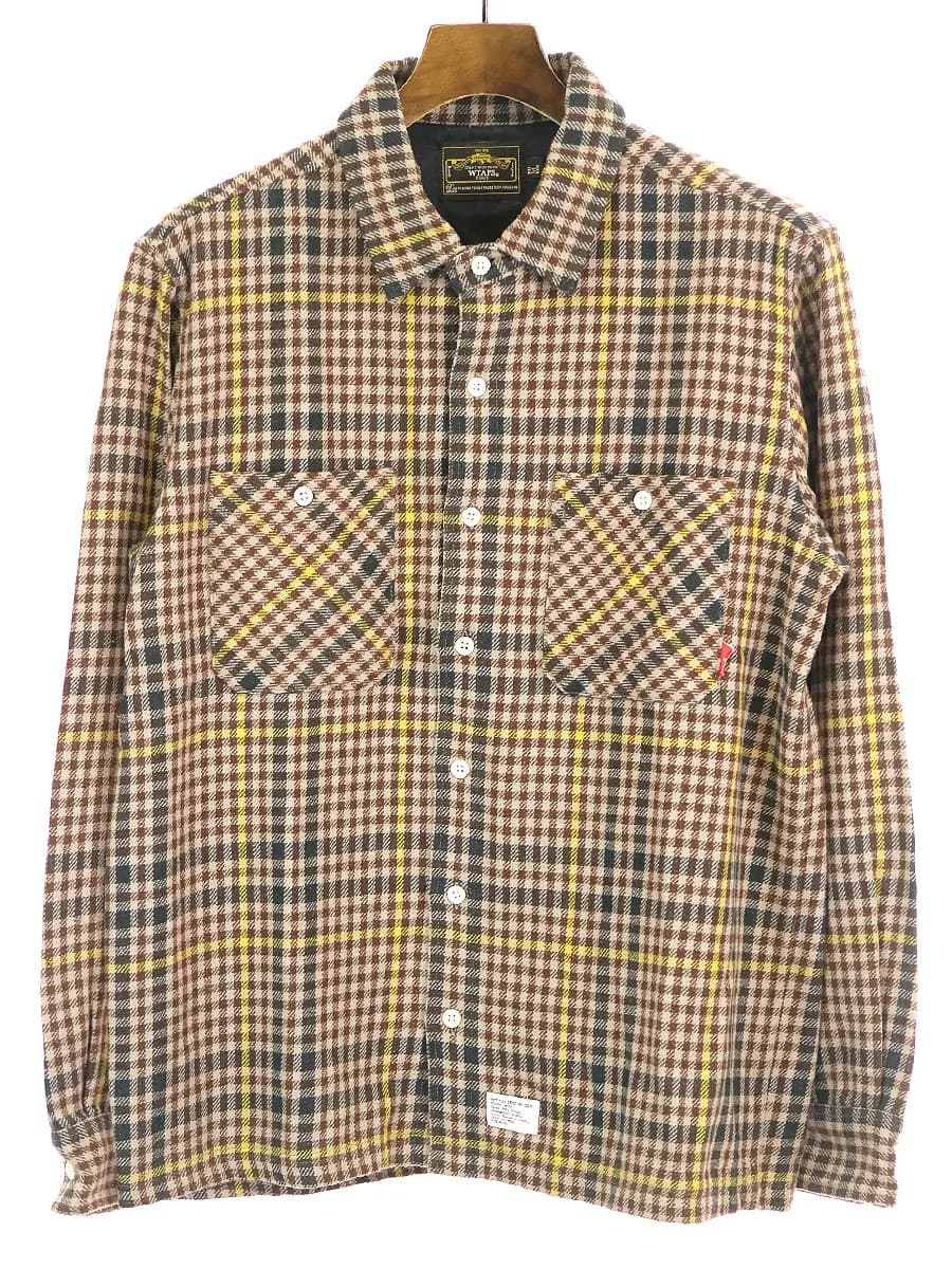 WTAPS ダブルタップス 07AW TWO TONE チェックシャツ