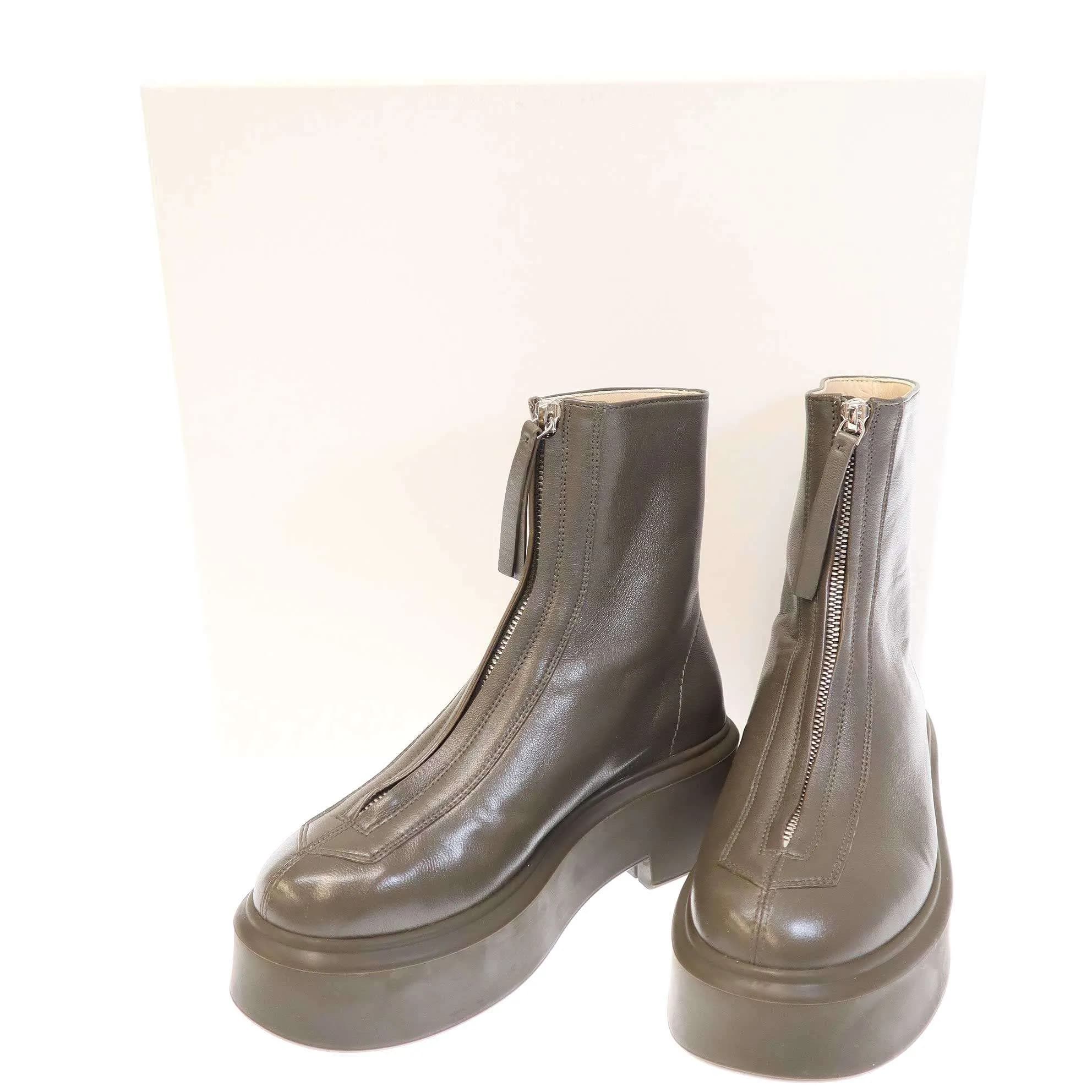 THE ROW ザ ロウ ZIPPED BOOT センタージップブーツ F1144-N60-KHK