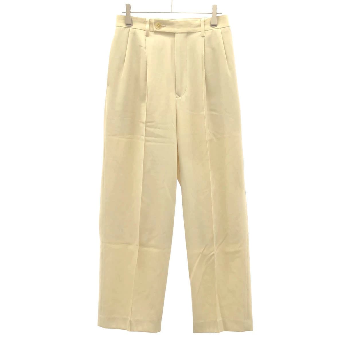 AURALEE オーラリー 24SS LIGHT WOOL MAX GABARDINE SLACKS ライトウールマックスギャバジンスラックスパンツ A24SP05MG
