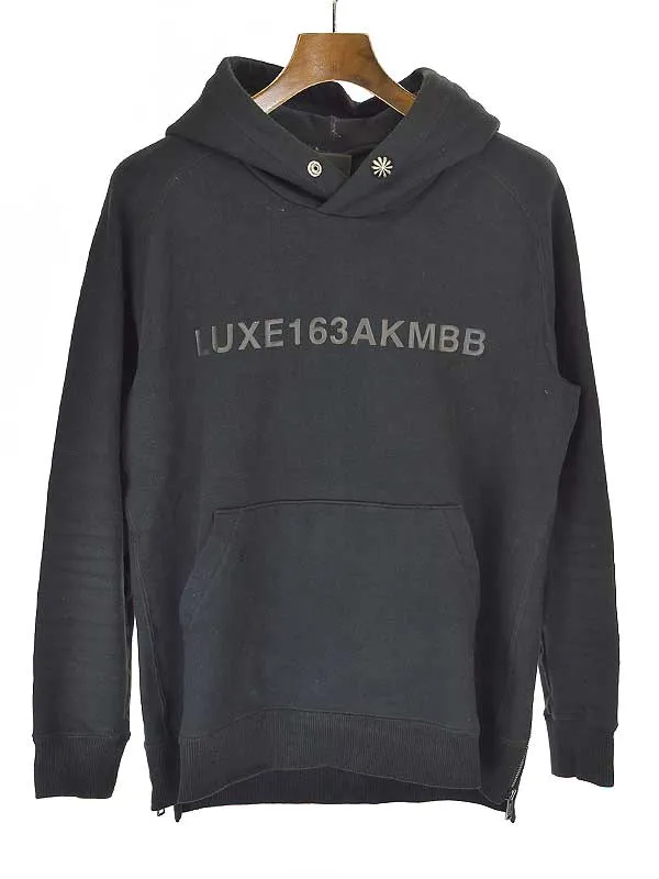 AKM AKM LUXE163AKMBB NEW PULLOVER PARKA スウェットプルオーバーパーカー