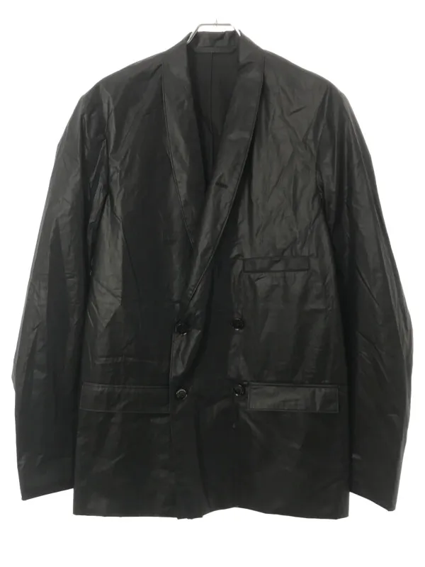 LEMAIRE ルメール 20SS ダブルブレスト セットアップ ブラック XS 34 ジャケット:PA302 LD073/ボトム:PA278 LF146