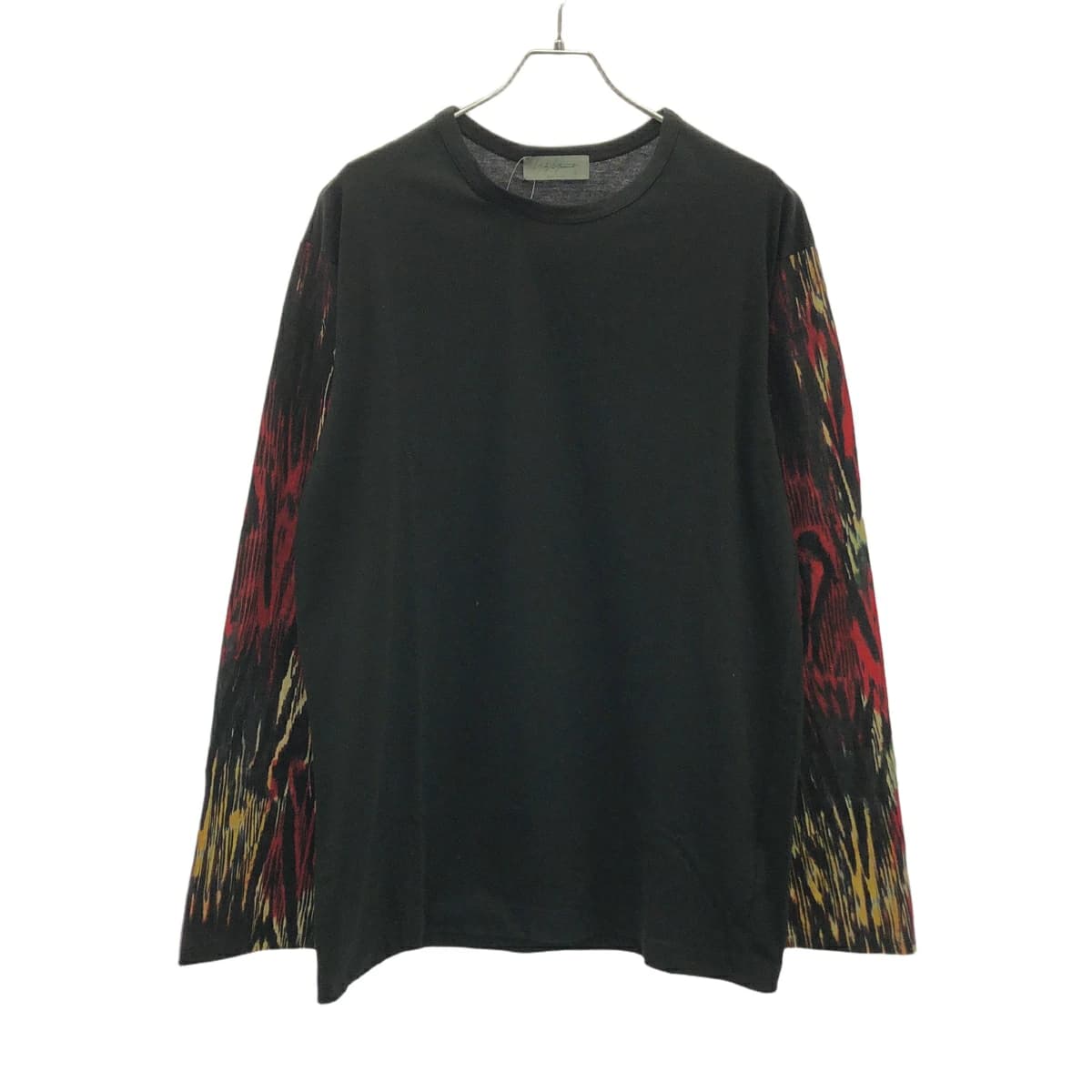 Yohji Yamamoto ヨウジヤマモト プールオム 23AW ロングスリーブ プリントTシャツ HJ-T73-081