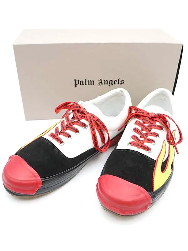 Palm Angels パームエンジェルス USED加工 ファイアーローカットスニーカー