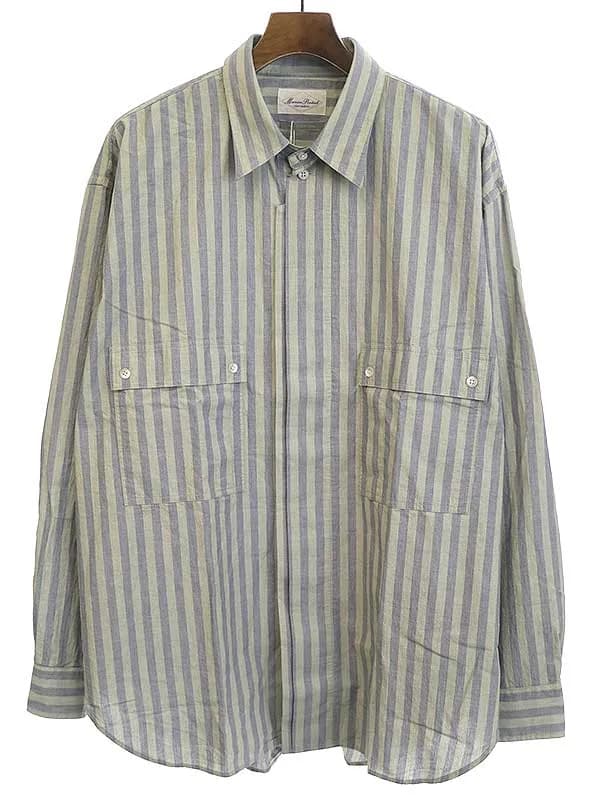 Marvine Pontiak Shirt Makers マービンポンティアック CPOシャツ ストライプシャツ