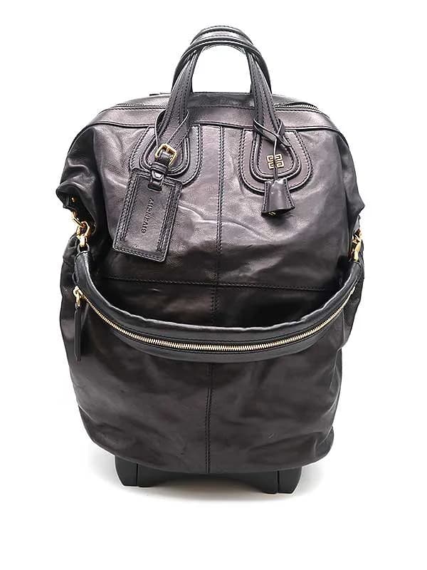 GIVENCHY ジバンシィ NIGHTINGALE TROLLEY BAG ナイチンゲール レザートロリーバッグ キャリーバッグ