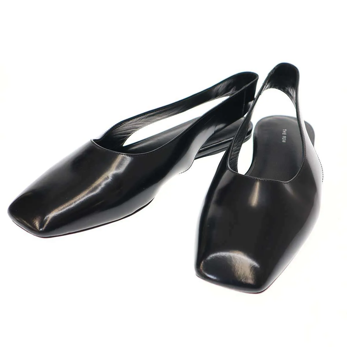 THE ROW ザ ロウ Sharp Flat Sandals スクエアトゥ フラットサンダル
