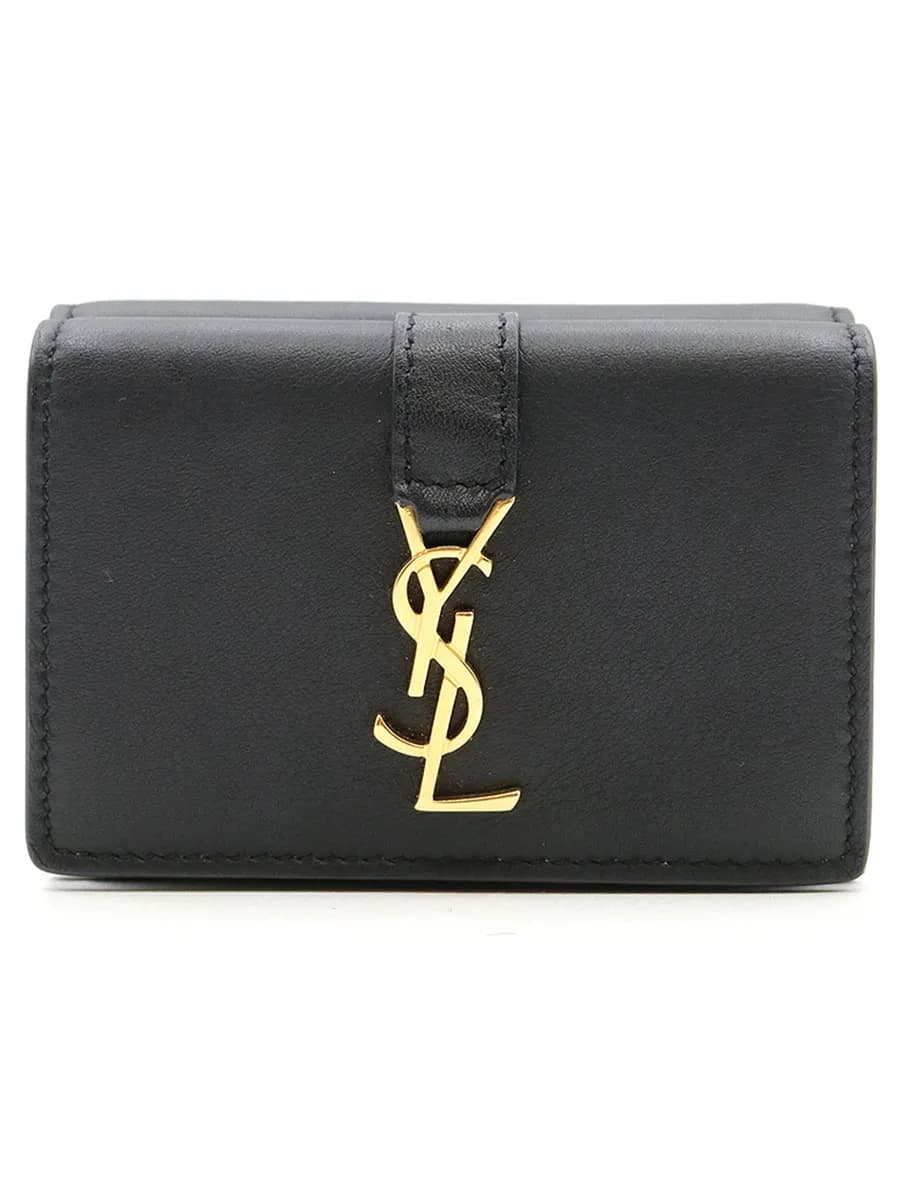 SAINT LAURENT サンローラン パリ YSL レザーウォレット