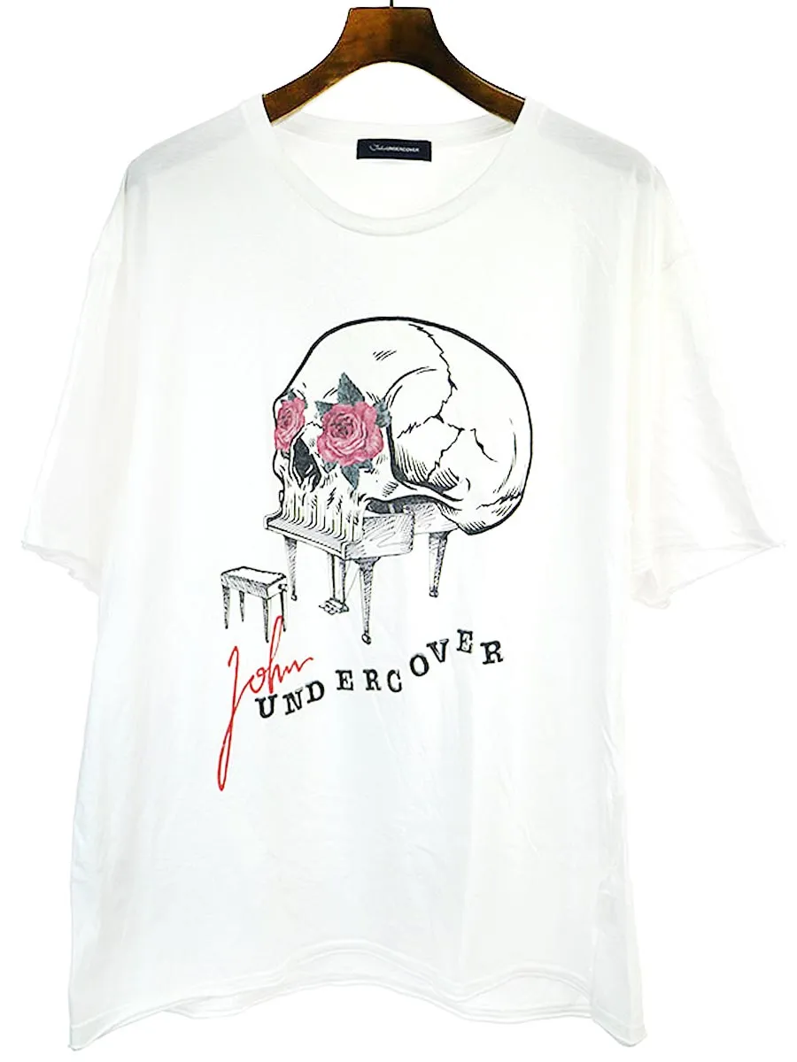 UNDERCOVER ジョン アンダーカバー スカルプリントオーバーサイズTシャツ
