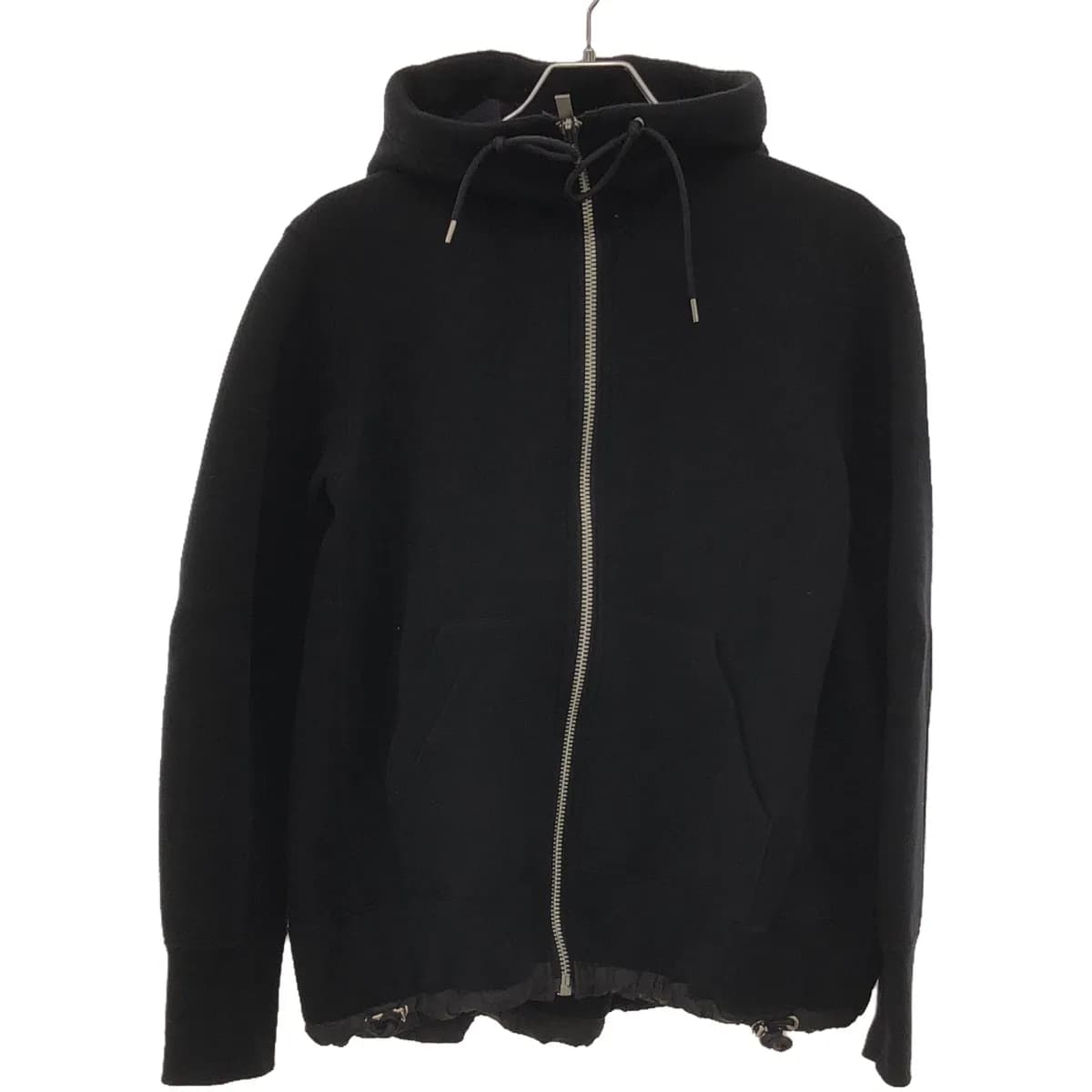 sacai サカイ Sponge Sweat Hoodie ジップアップスポンジパーカー