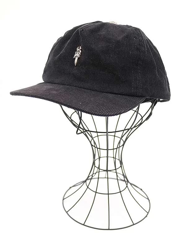 CHROME HEARTS クロムハーツ SLOUCHY 5 DAGGER ダガーチャームコーデュロイキャップ