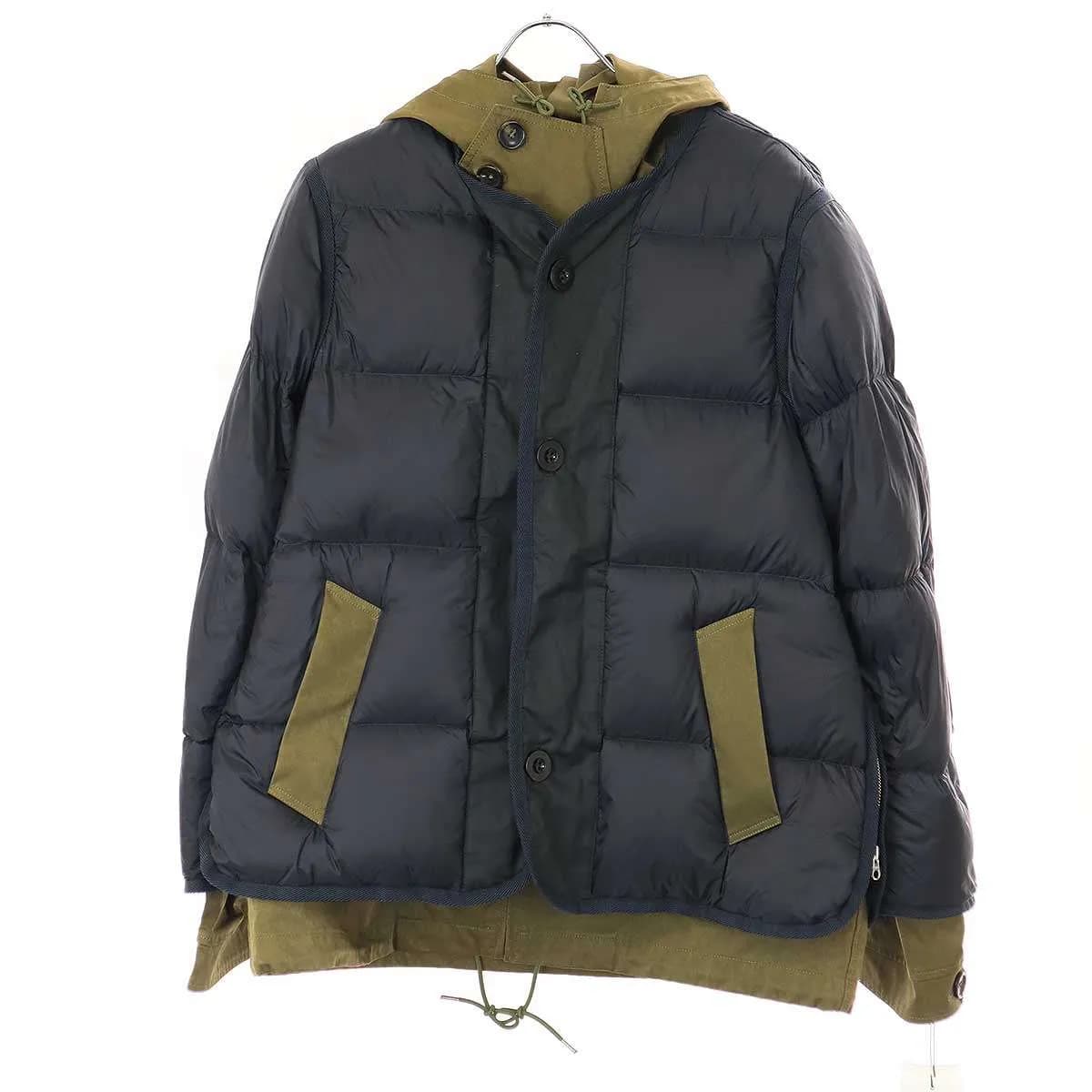 sacai サカイ×テンシー 20AW DOWN JACEKT ドッキングダウンジャケット 20-02317M