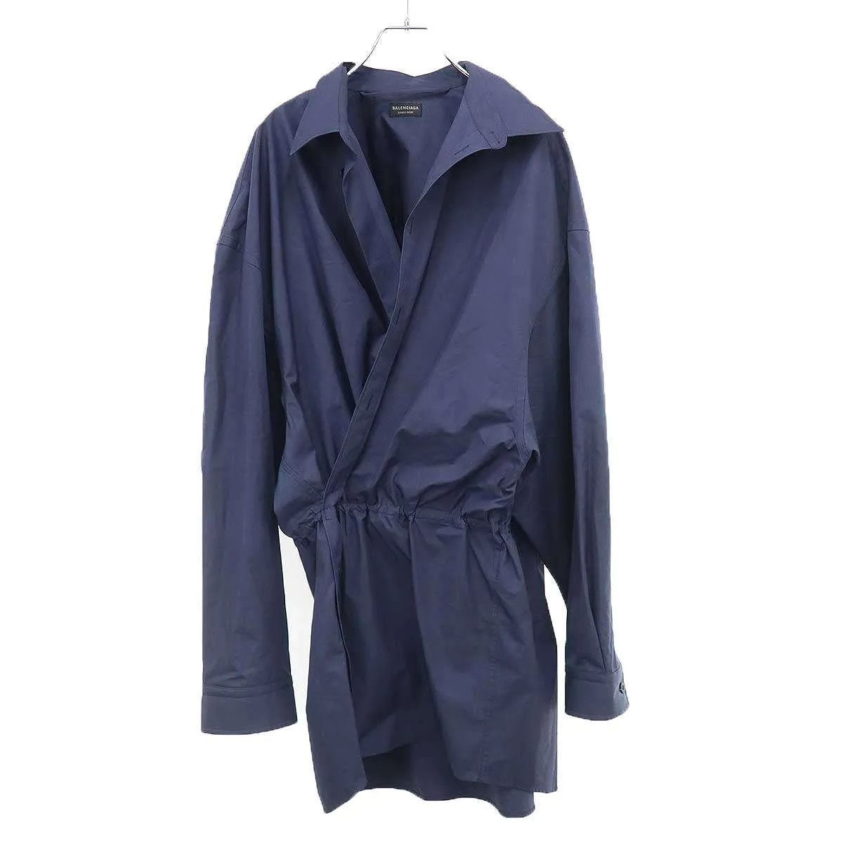 BALENCIAGA バレンシアガ 25SS Mini Shirt Dress オーバーシャツワンピース 814136 TRM17