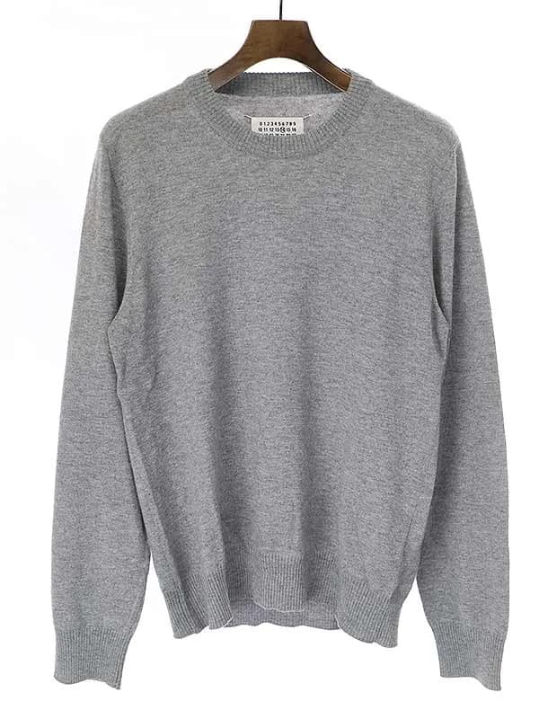Maison Margiela メゾンマルタンマルジェラ14 16AW エルボーパッチウールニットセーター