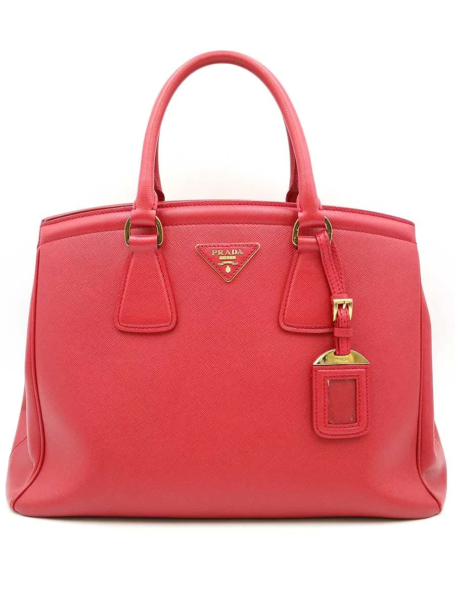 PRADA プラダ サフィアーノヴェルニ ハンドバッグ