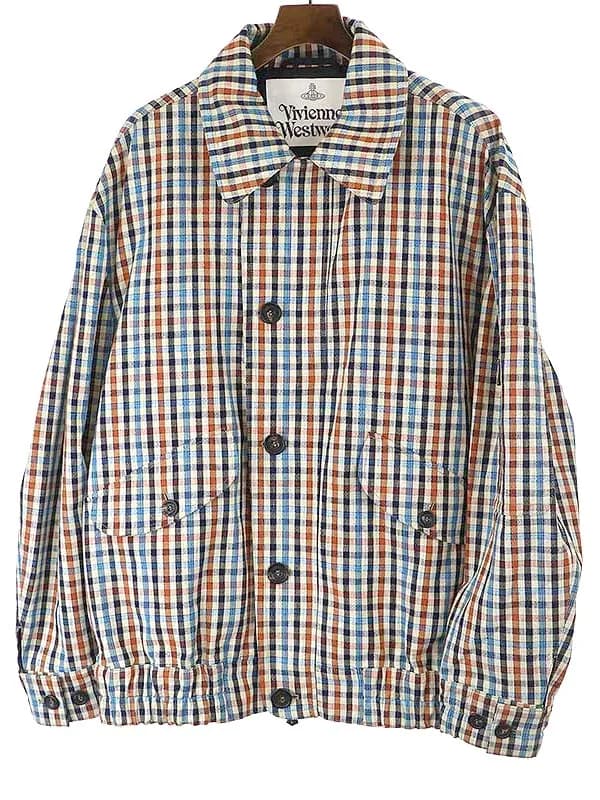 Vivienne Westwood ヴィヴィアンウエストウッド 19SS チェック柄ジップアップブルゾン