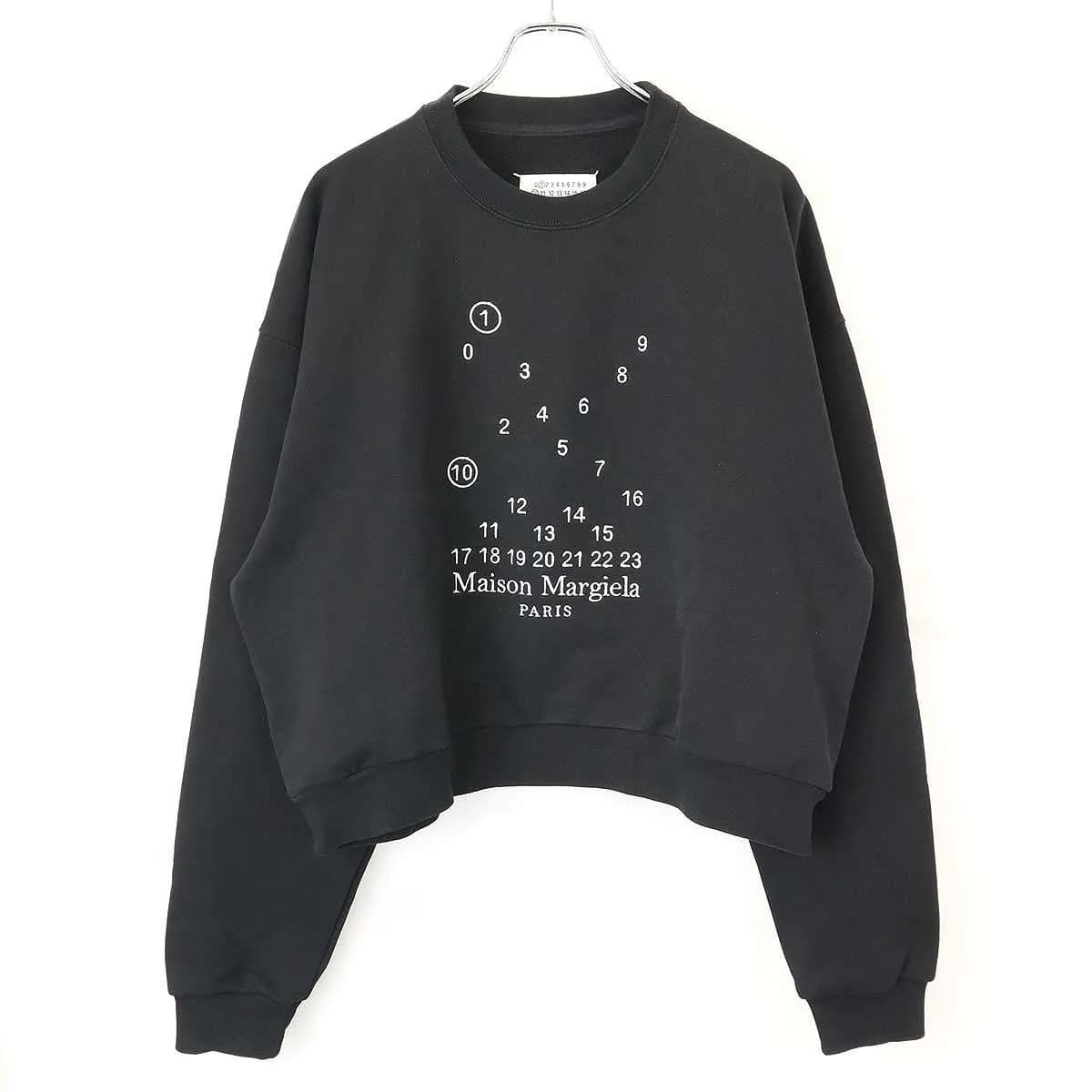 Maison Margiela メゾン マルジェラ 23SS カレンダー刺繍スウェットトレーナー S51GU0118 S25540