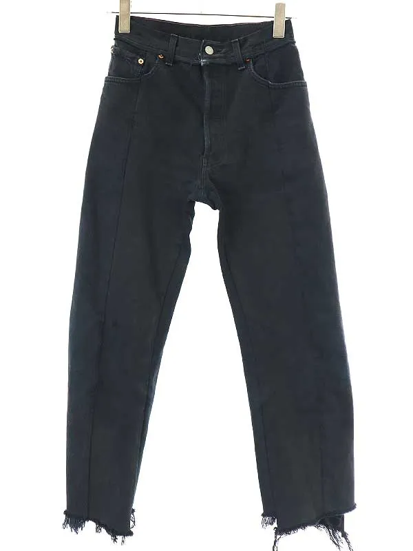 VETEMENTS ヴェトモン 17AW 再構築ダメージデニムパンツ