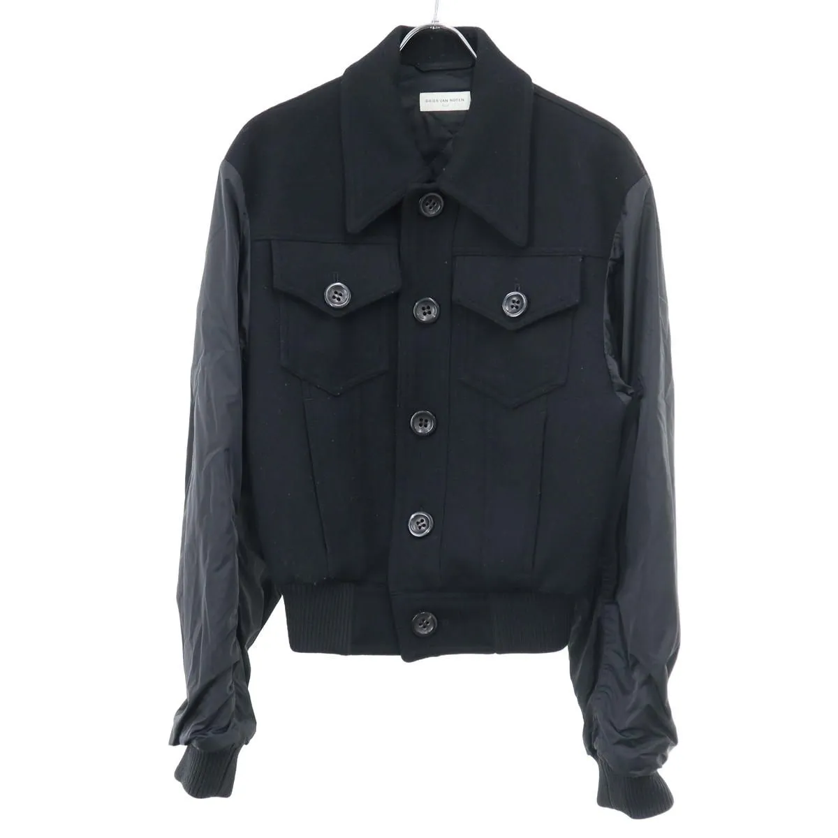 DRIES VAN NOTEN ドリスヴァンノッテン 20AW ウールナイロン コンビネーショントラッカージャケット