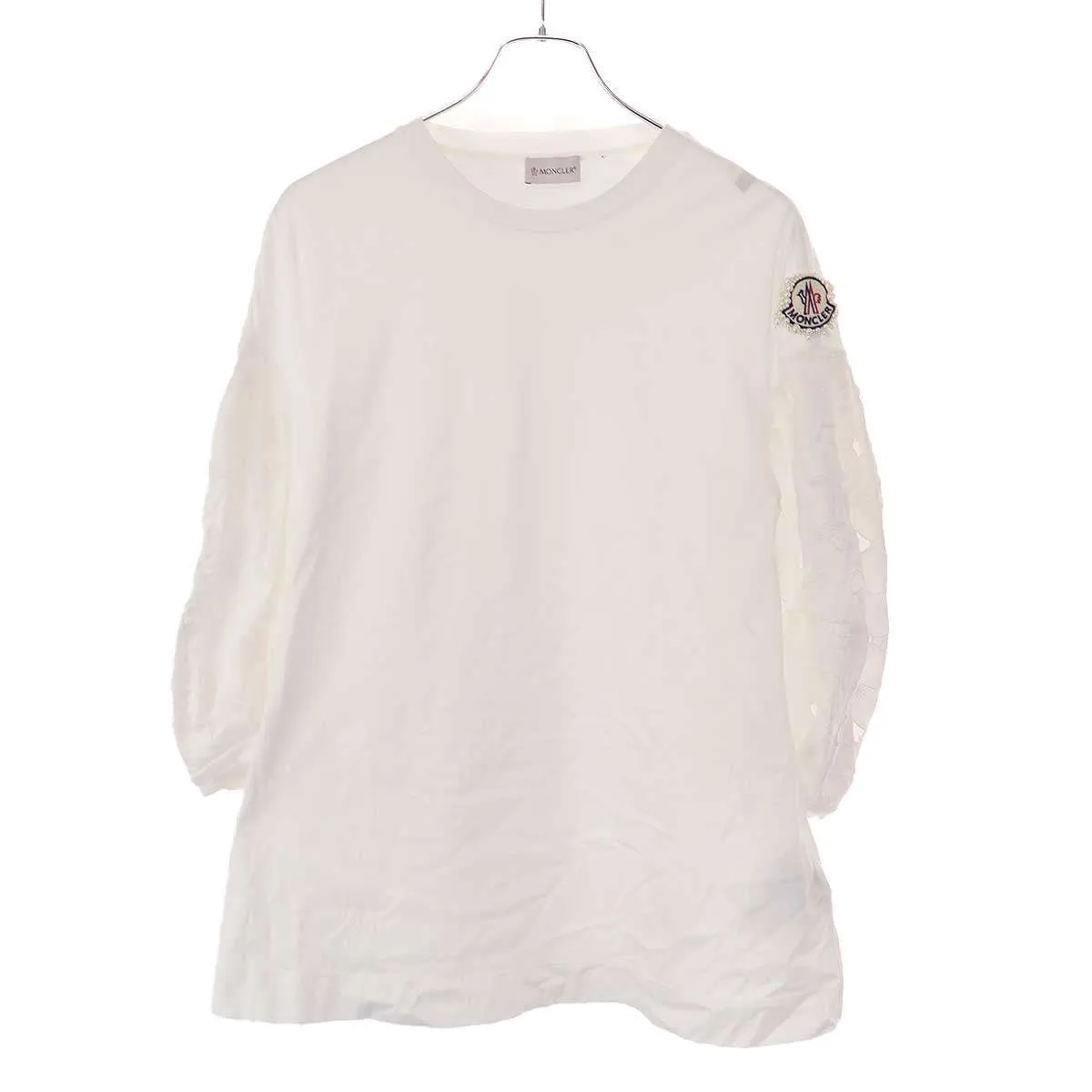 MONCLER モンクレールジーニアス シモーネロシャ パフレーススリーブTシャツ F109W8D70200 8390X