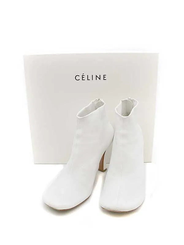CELINE セリーヌ 18AW バックジップハイヒールブーティ