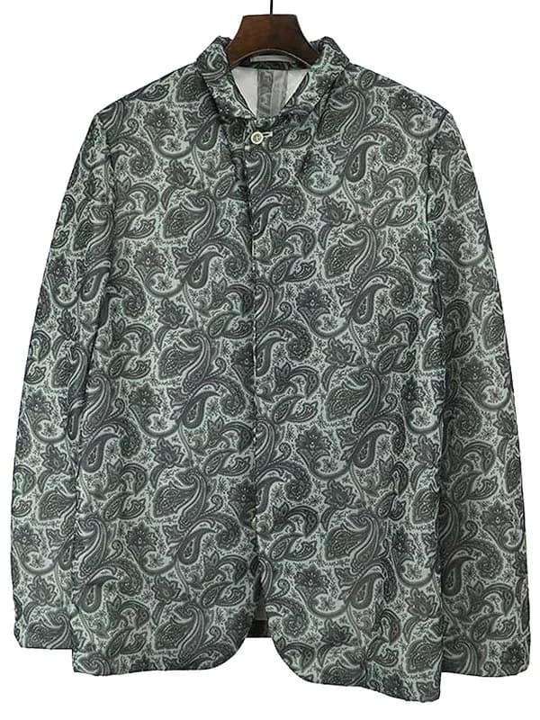 COMME des GARCONS コムデギャルソン オム プリュス 1997SS 中綿入りペイズリー柄ジャケット