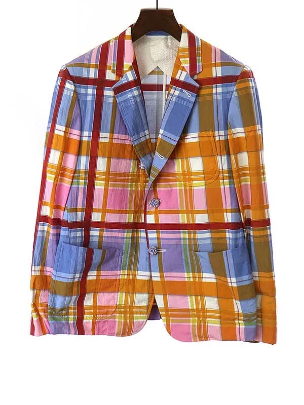 THOM BROWNE トム ブラウン 10AW タータンチェックテーラードジャケット