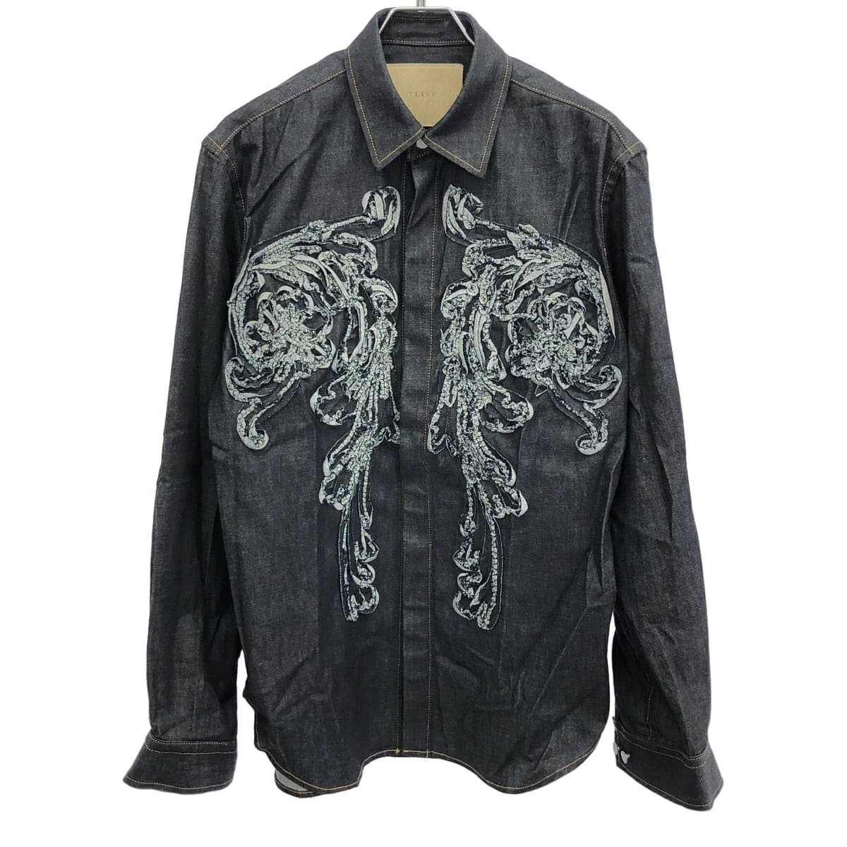 TAAKK ターク 25SS SCULPTURE DENIM SHIRTS デザインデニムシャツ TA25SS-SH045