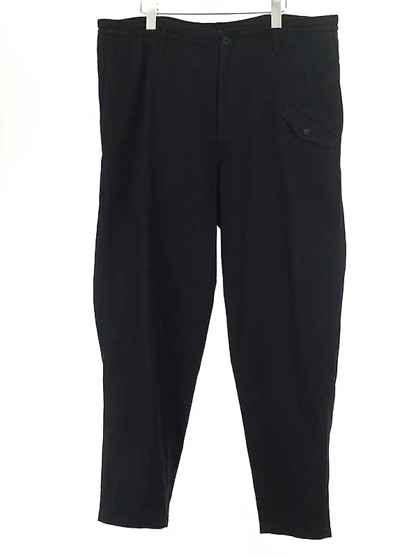 Yohji Yamamoto ヨウジヤマモトプールオム 20AW 8OZ DENIM COIN POCKET PANTS テーパードデニムパンツ