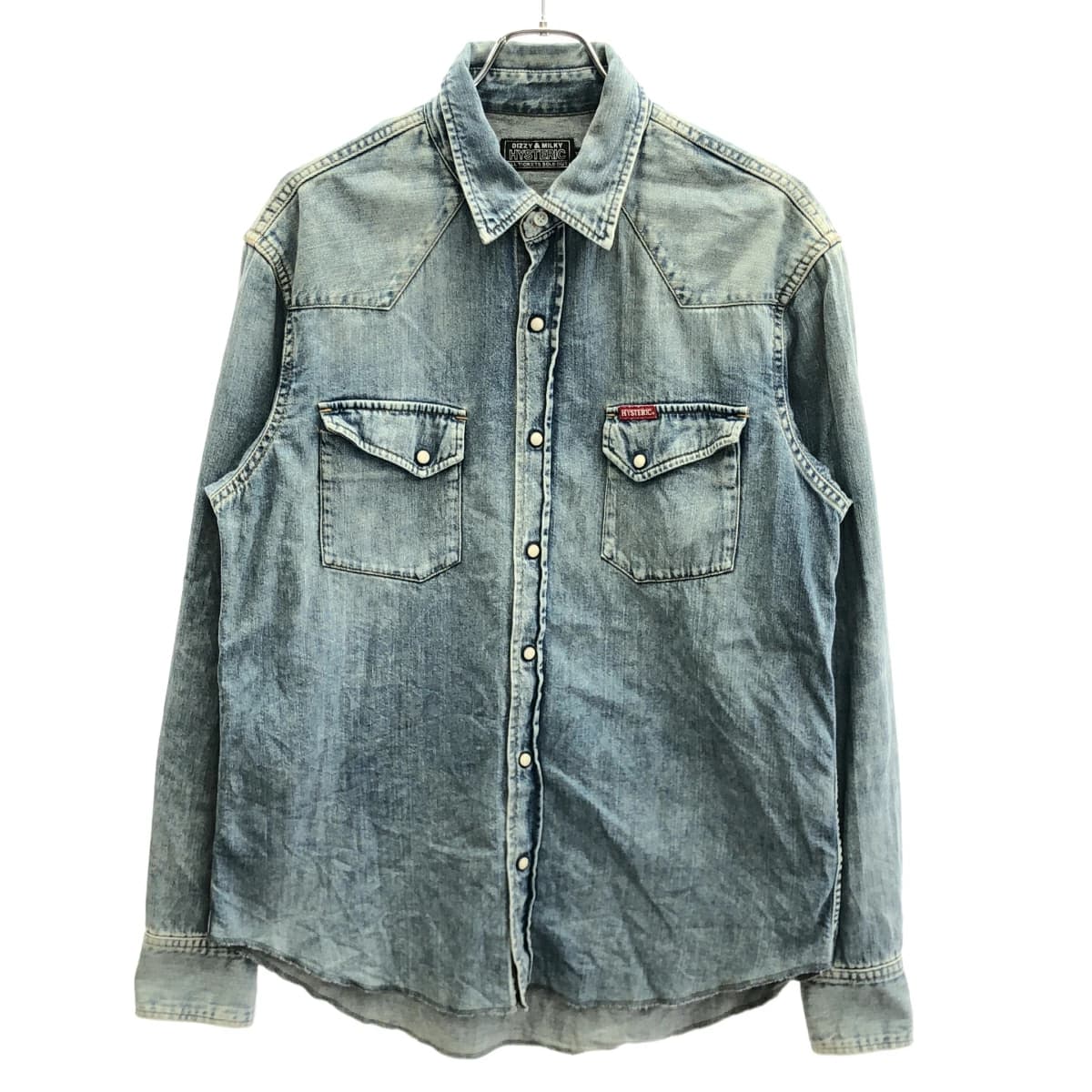HYSTERIC GLAMOUR ヒステリックグラマー 22AW SUNSET STRIP 刺繍ウエスタンデニムシャツ 02223AH05