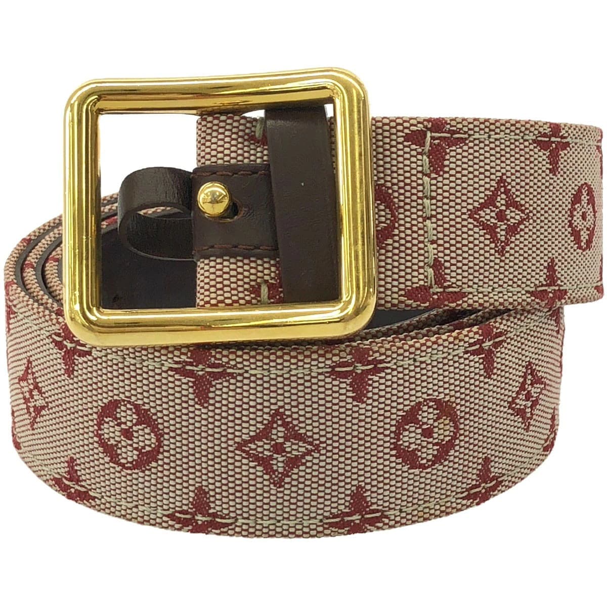 LOUIS VUITTON ルイヴィトン ミニサンチュール80 モノグラムキャンバスベルト SR0053