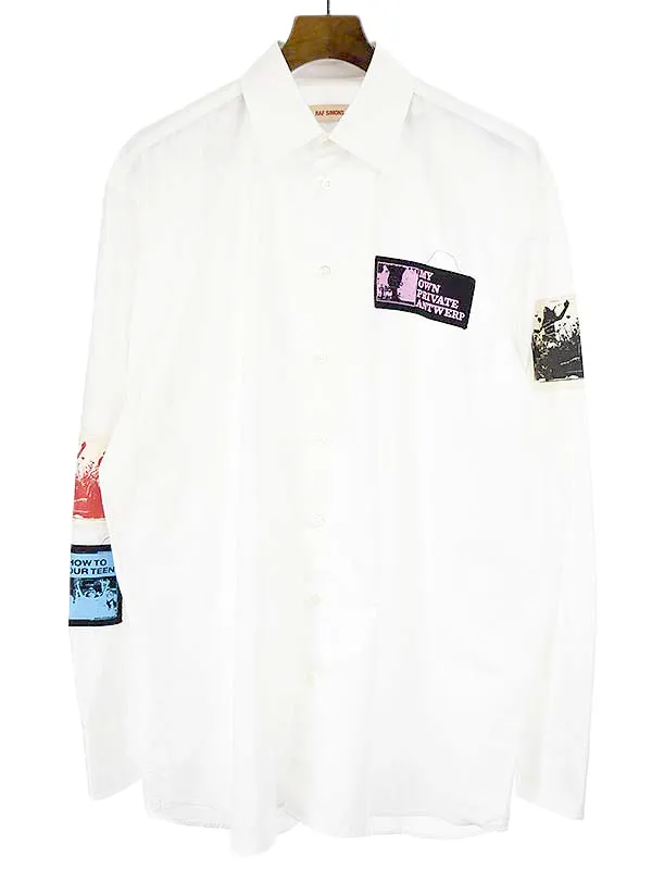 RAF SIMONS ラフシモンズ 20SS OVER PATCH SHIRT オーバーサイズシャツ