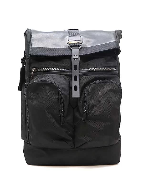 TUMI トゥミ ALPHA BRAVO LONDON ROLL TOP レザーコンビバックパック