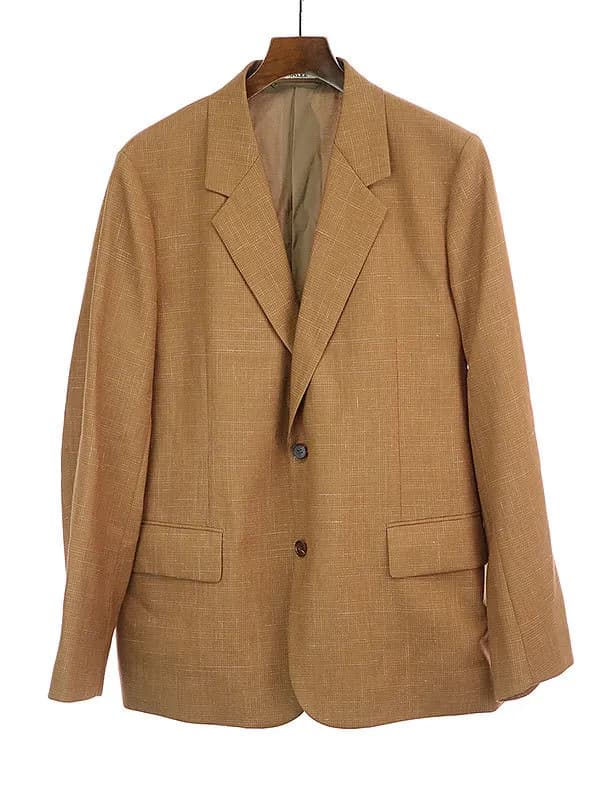 AURALEE オーラリー 20SS WOOL CUPRA LINEN JACKET ジャケット