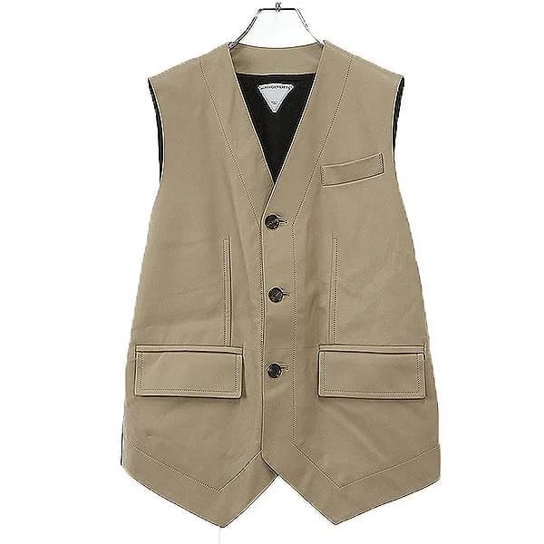 BOTTEGA VENETA ボッテガヴェネタ 25SS オーバーサイズラムレザーベスト 829188 V3Y60
