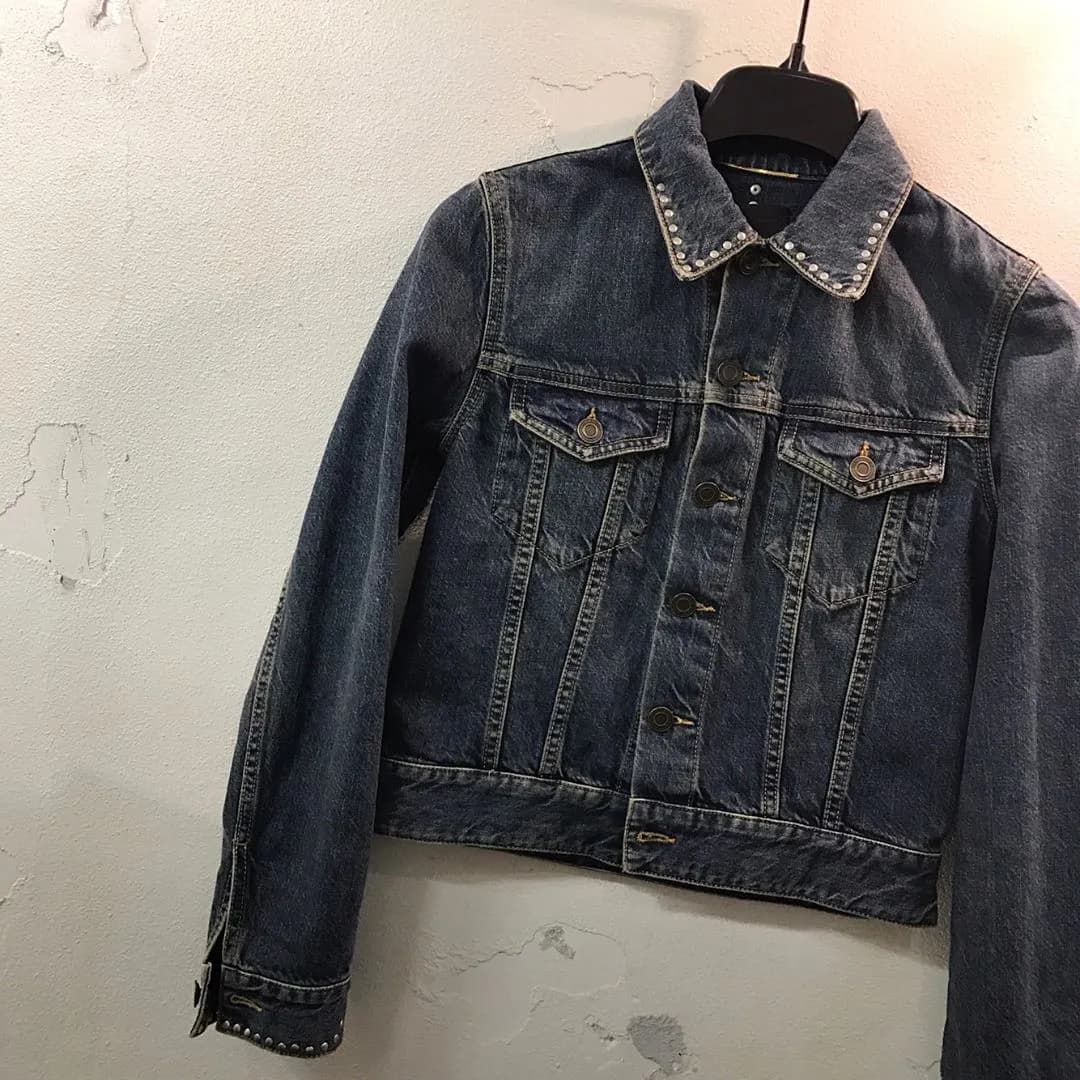 SAINT LAURENT SAINT LAURENT PARIS 15SS スタッズデニムジャケット