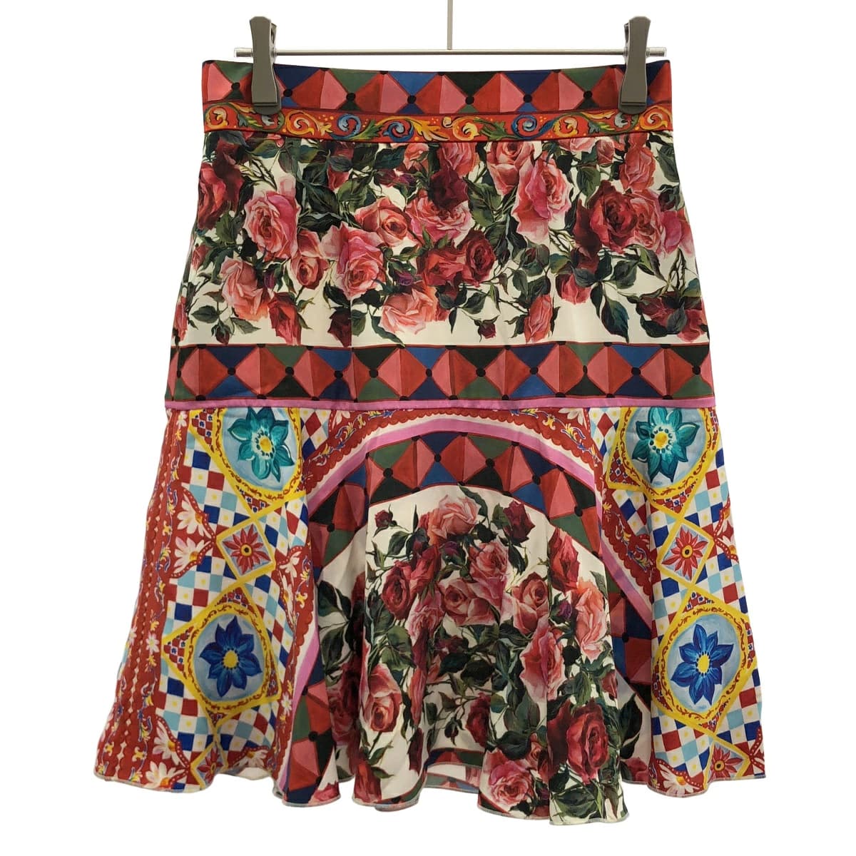 DOLCE&GABBANA ドルチェ&ガッバーナ フラワープリントスカート F4VQT